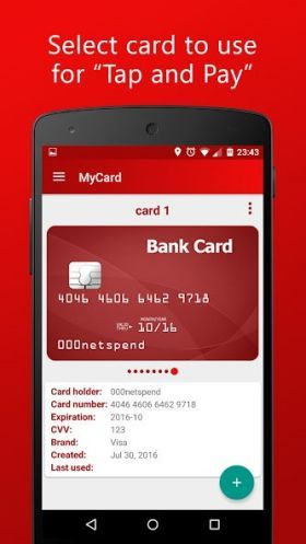 MyCard - Contactless Payment